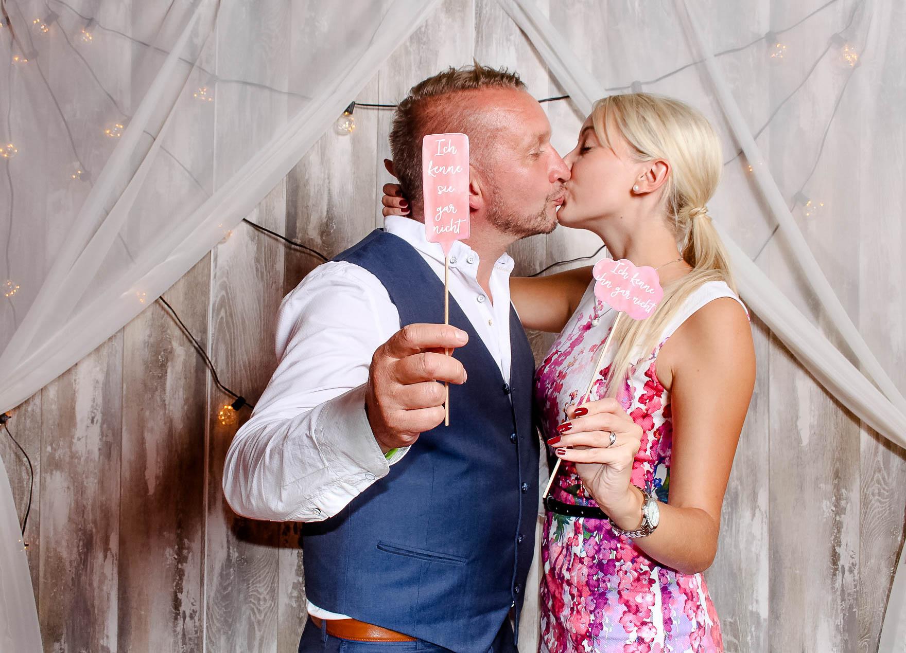 Fotobox Kussbild